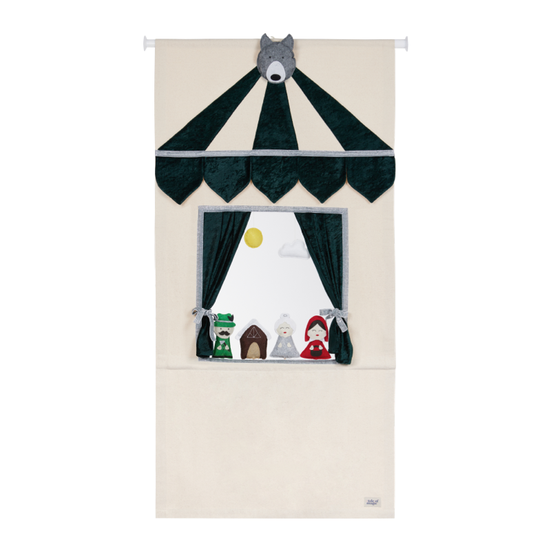 Théâtre de marionnettes — Vert et argent